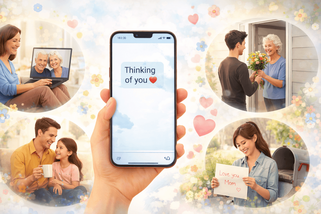 Show Up app — daily gesture idea on your phone